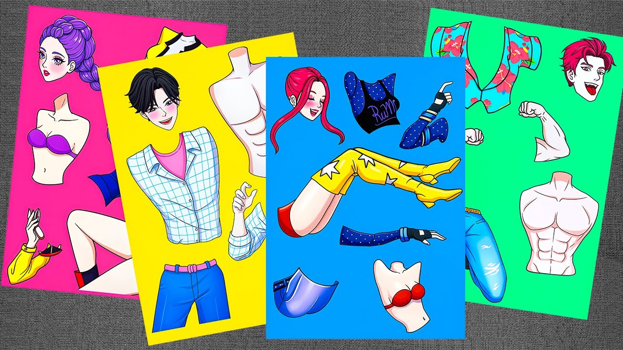 [👑Paper diy👑] HUNTRIX x SAJA BOYS Transform into SPRUNKI - KPOP Demon Hunters | Sticker Book ASMR