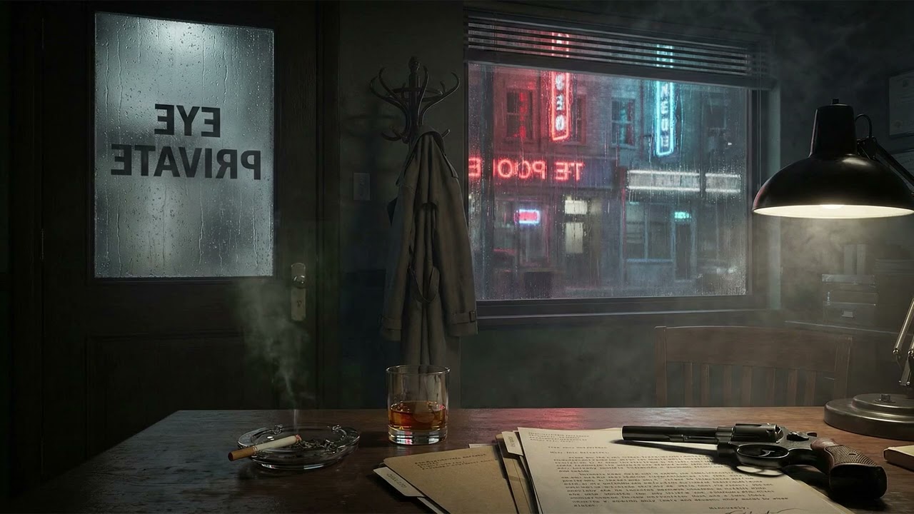 POV: You are Solving a Murder at 4 AM. [ Noir Jazz Playlist ]