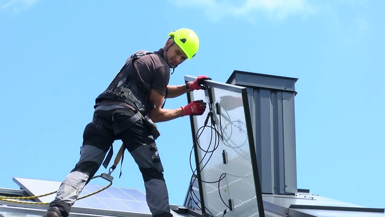 VEESLA saulės elektrinės. Modulių montavimo ypatumai 2022 08 13