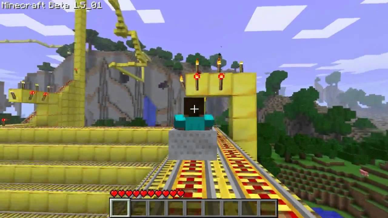 Minecraft Roller coaster of happiness and DEATH