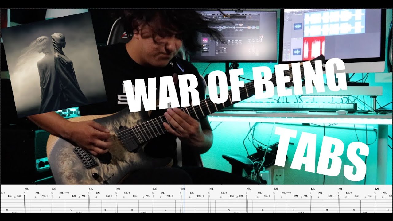 War of Being - TESSERACT [ FULL GUITAR COVER + TABS]