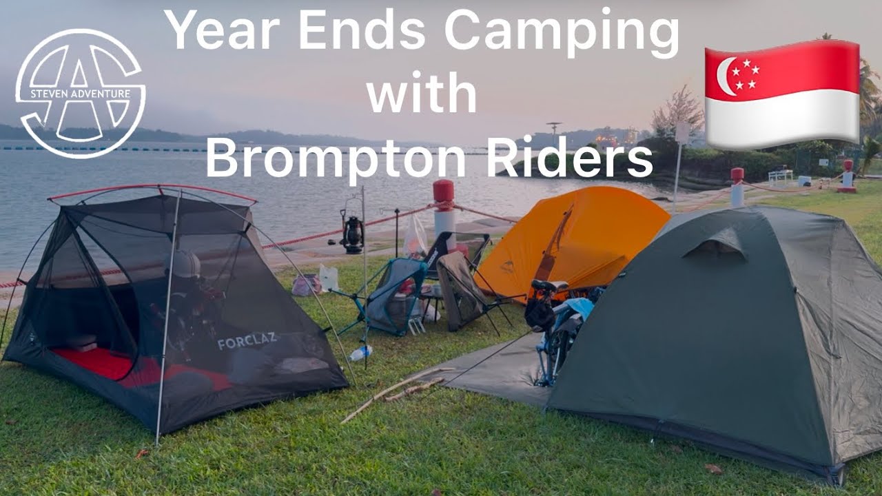 Year Ends Camping with Brompton Riders