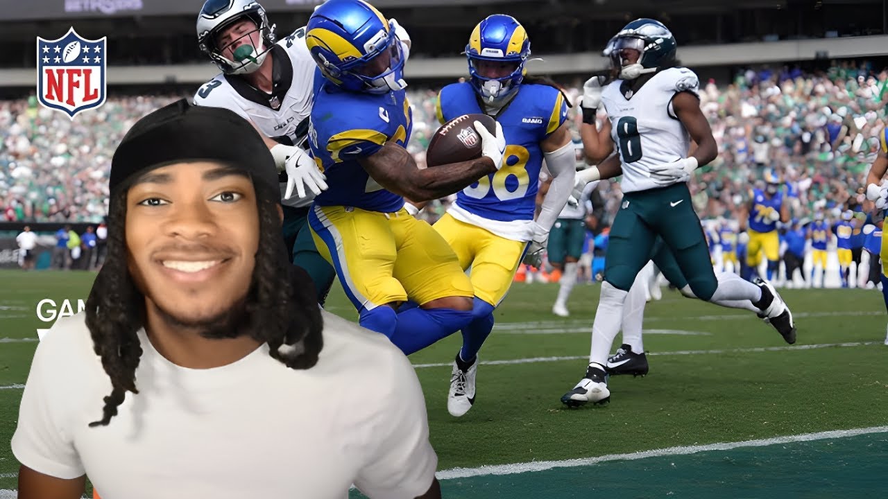 Jarrian Reacts To Rams vs Philadelphia Eagles Game Highlights | 2025 NFL Season Week 3!