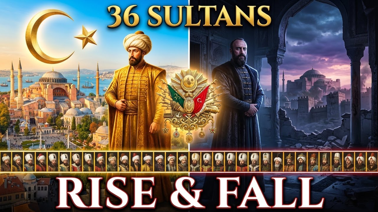 36 Ottoman Sultans in 4Minutes | Rise and Fall of an Empire #ottomanempire #ottomansultans #history 