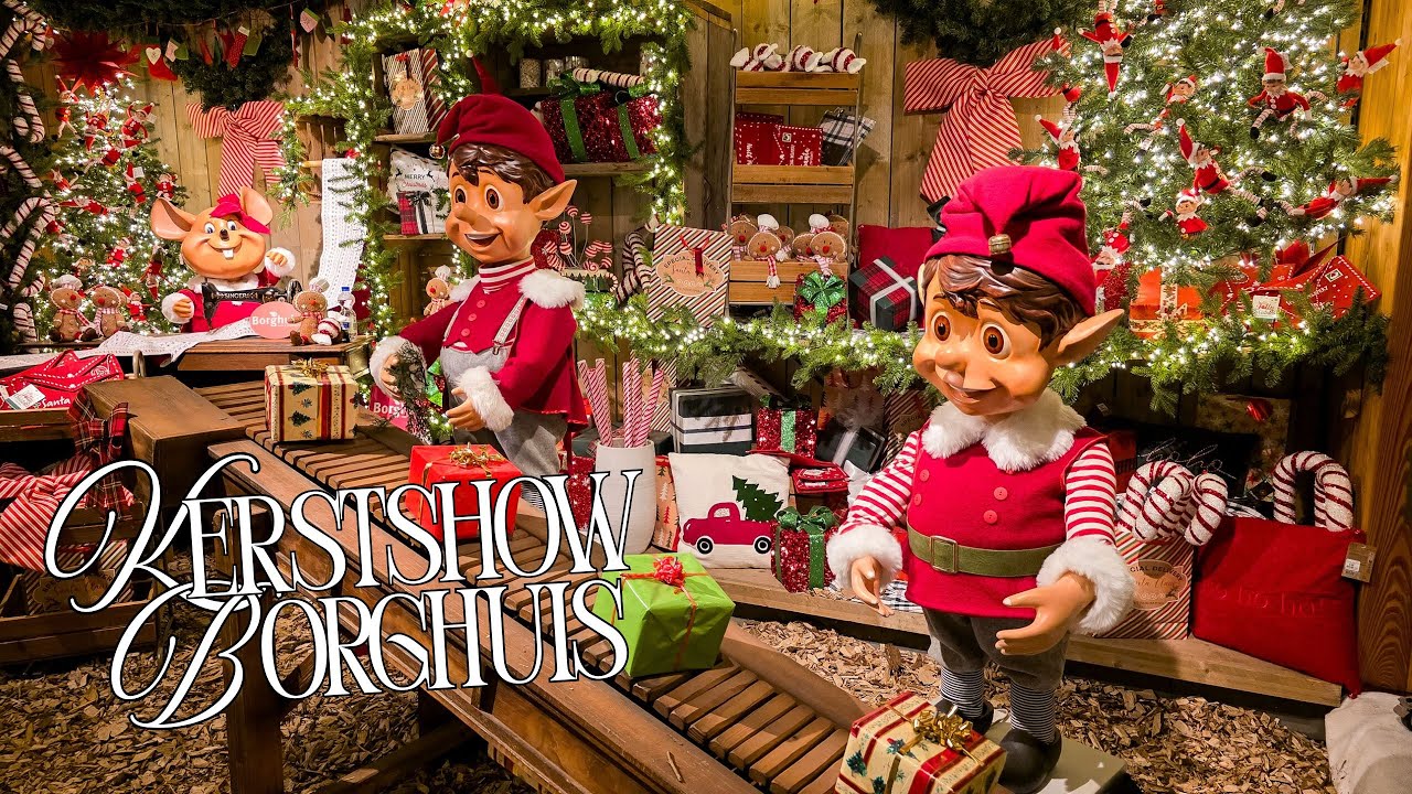 Kerstshow Tuincentrum Borghuis 2025 | VLOG | Christmaholic