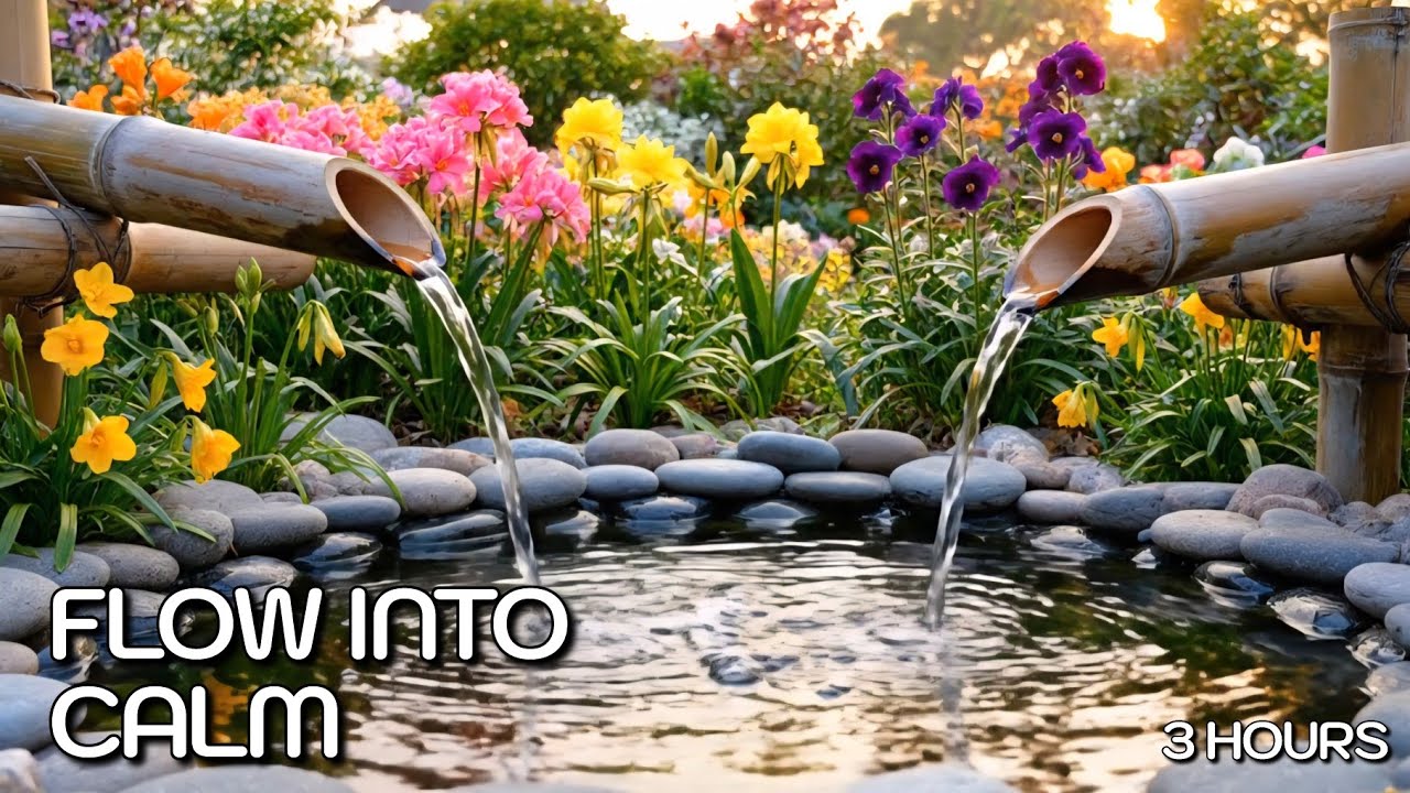🌊 Flow Into Calm | Zen Meditation & Healing Soundscape (3 Hours)
