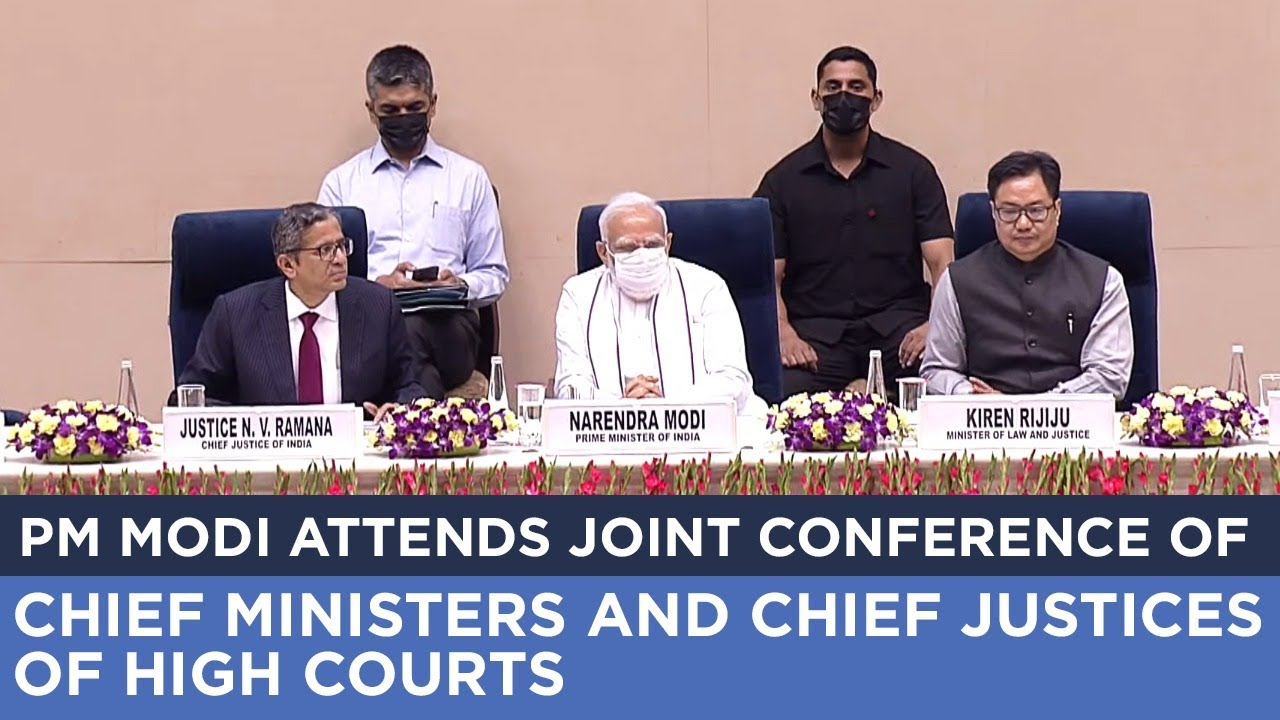 PM Modi attends Joint Conference of Chief Ministers and Chief Justices of High Courts