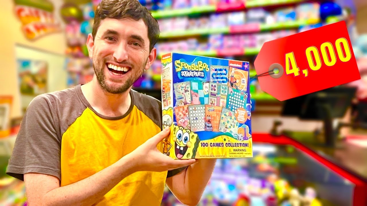 Can We Win The LAST Spongebob Board Game for $5?!