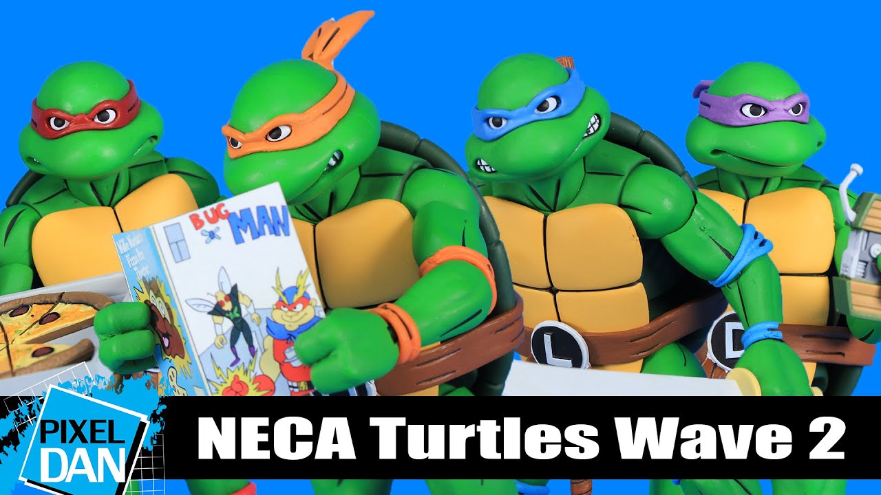 Turtles & Foot Wave 2 | NECA Teenage Mutant Ninja Turtles Figures Review