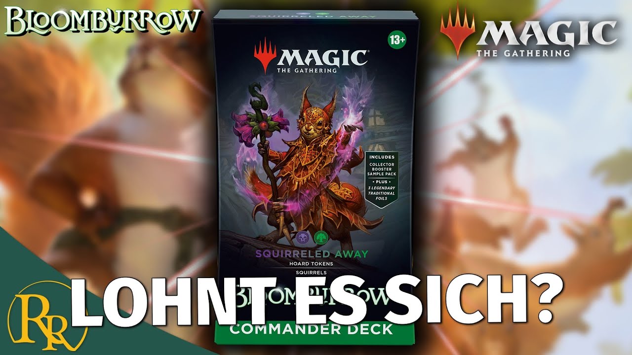 Lohnt sich das Eichhörnchen Deck? | Bloomburrow Commander Precon Squirreled Away | Radio Ravnica