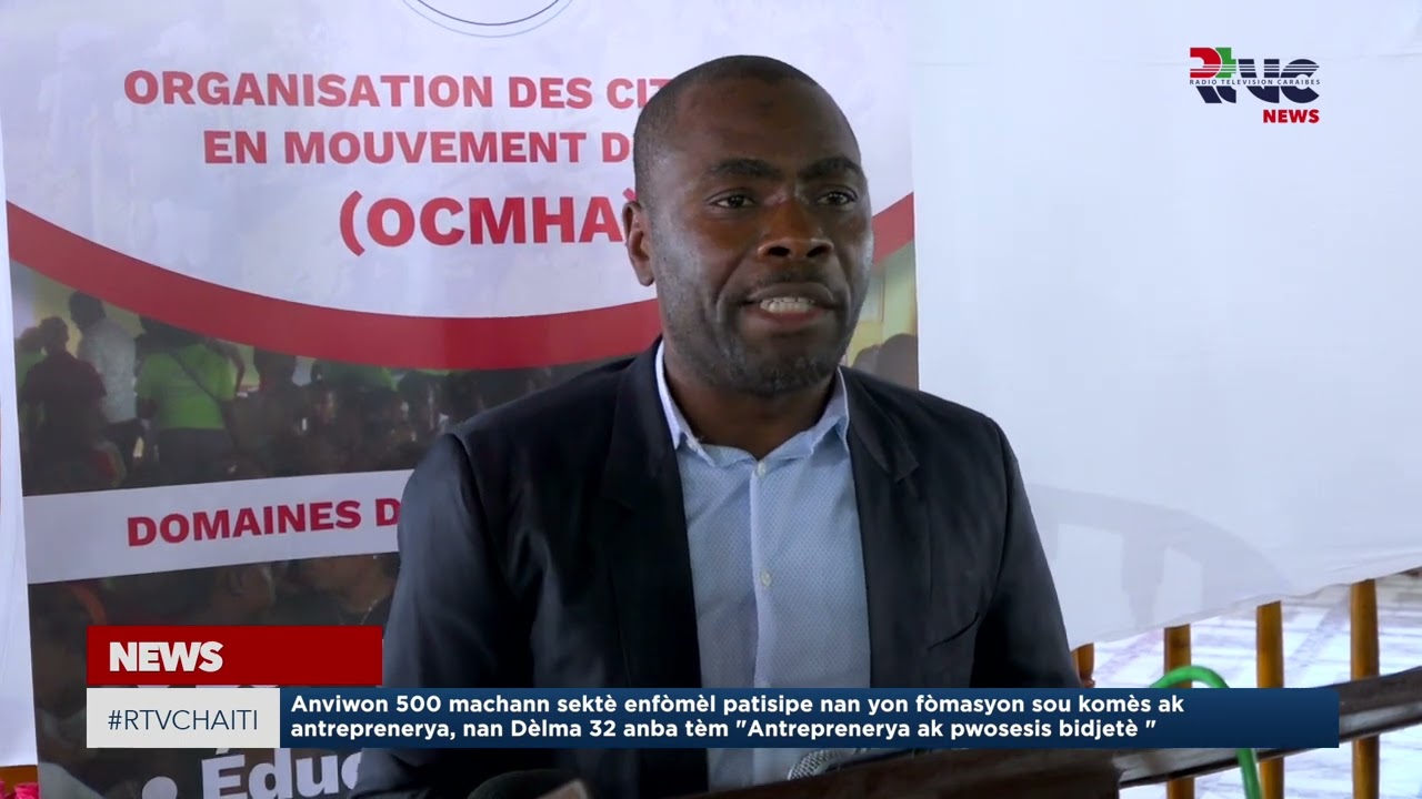 Anviwon 500 machann sektè enfòmèl patisipe nan yon fòmasyon sou komès ak antreprenerya nan Dèlma 32