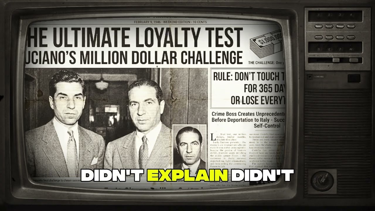 1946 Lucky Luciano Gives Frank Costello $1 Million — One Condition Don't Touch It for a Year — The M