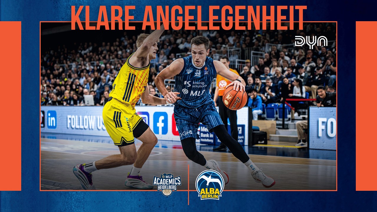 Highlights: MLP Academics Heidelberg - ALBA BERLIN  | easyCredit BBL | Dyn Basketball