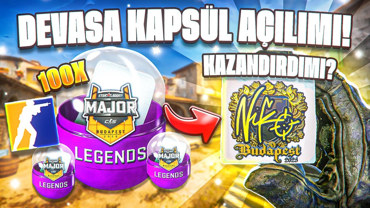 EN BÜYÜK KAPSÜL AÇILIMI KAZANDIRDI MI? - CS2 100 TANE KAPSÜL AÇILIMI - 0.25$ MAJOR KAPSÜL - HEDİYELİ