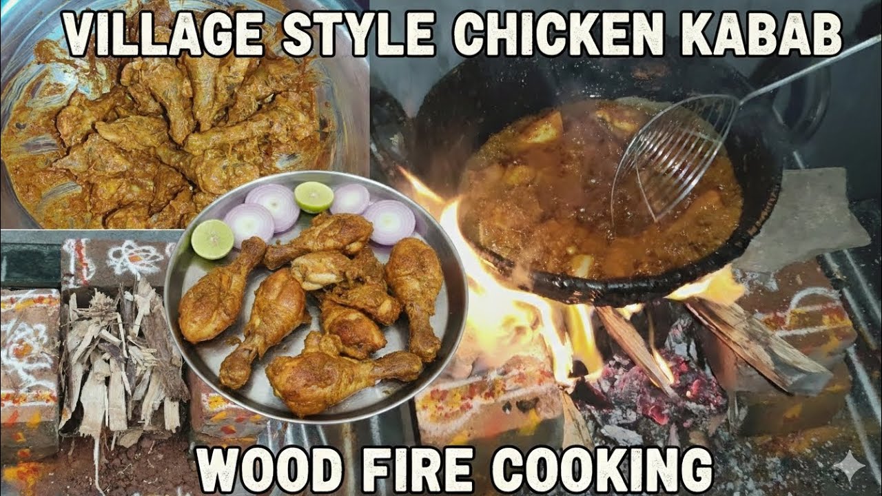 Village style Chicken kabab🍗byJYOTI #food #viral #trending#cooking#village#chicken #kabab#indianfood