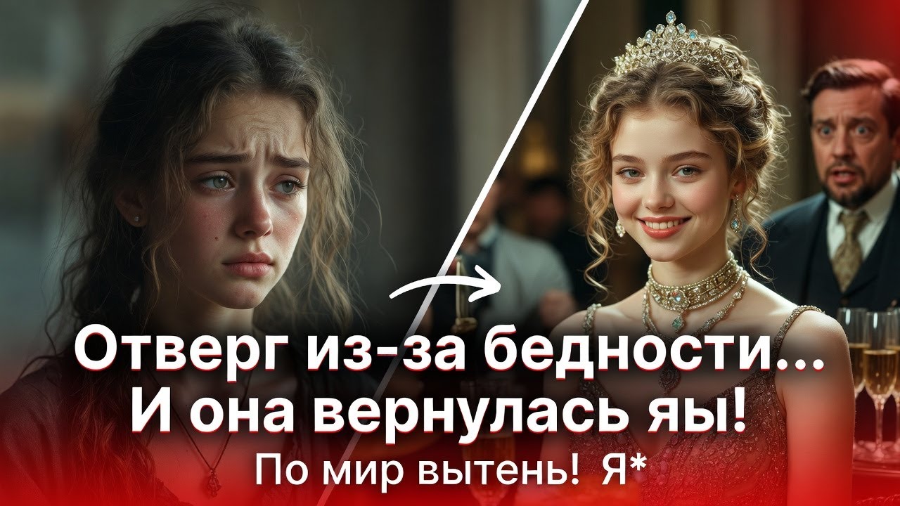 Парень отверг девушку из-за бедности, но она вернулась успешной... его мир рухнул