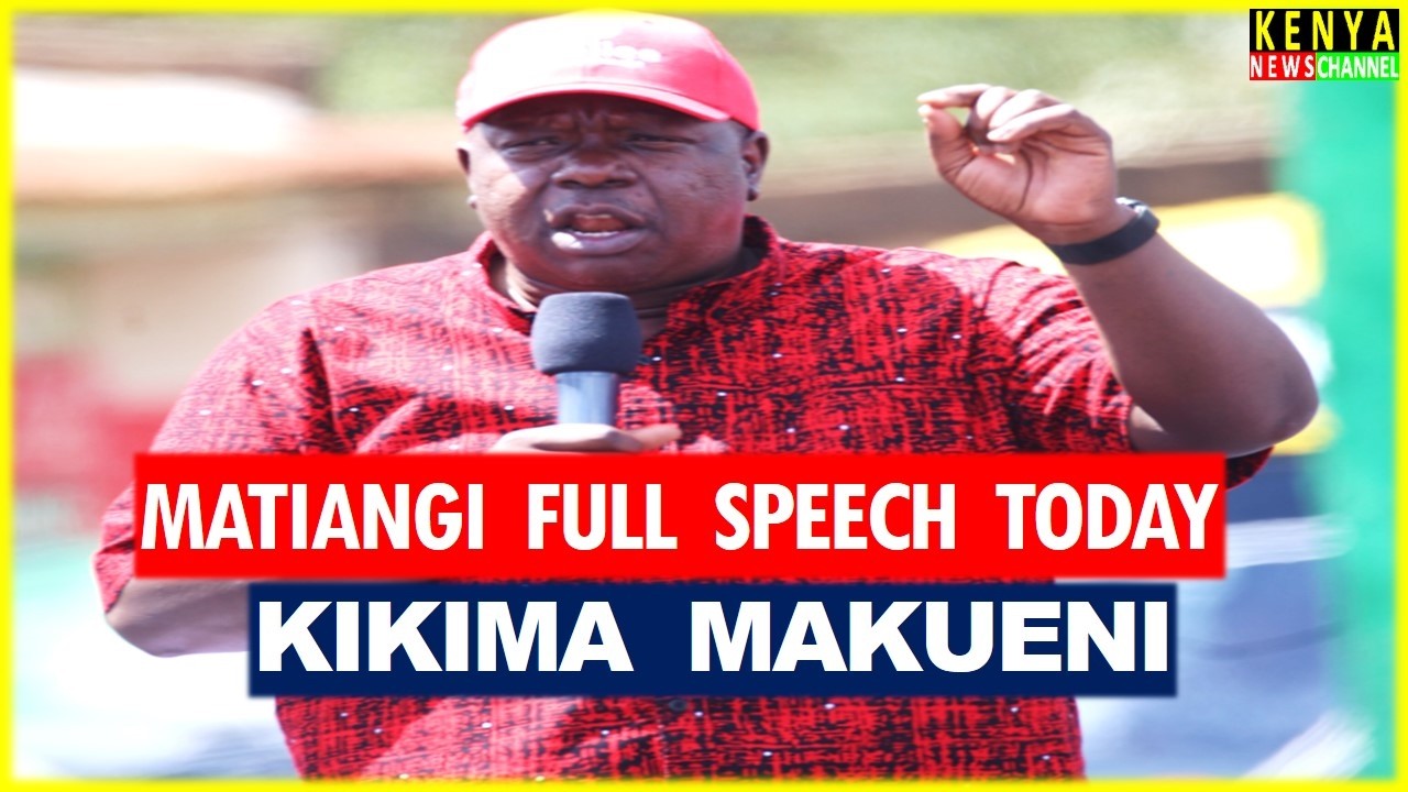 Listen what Matiangi told Ruto today with Gachagua & Kalonzo at Kikima Makueni Rally today