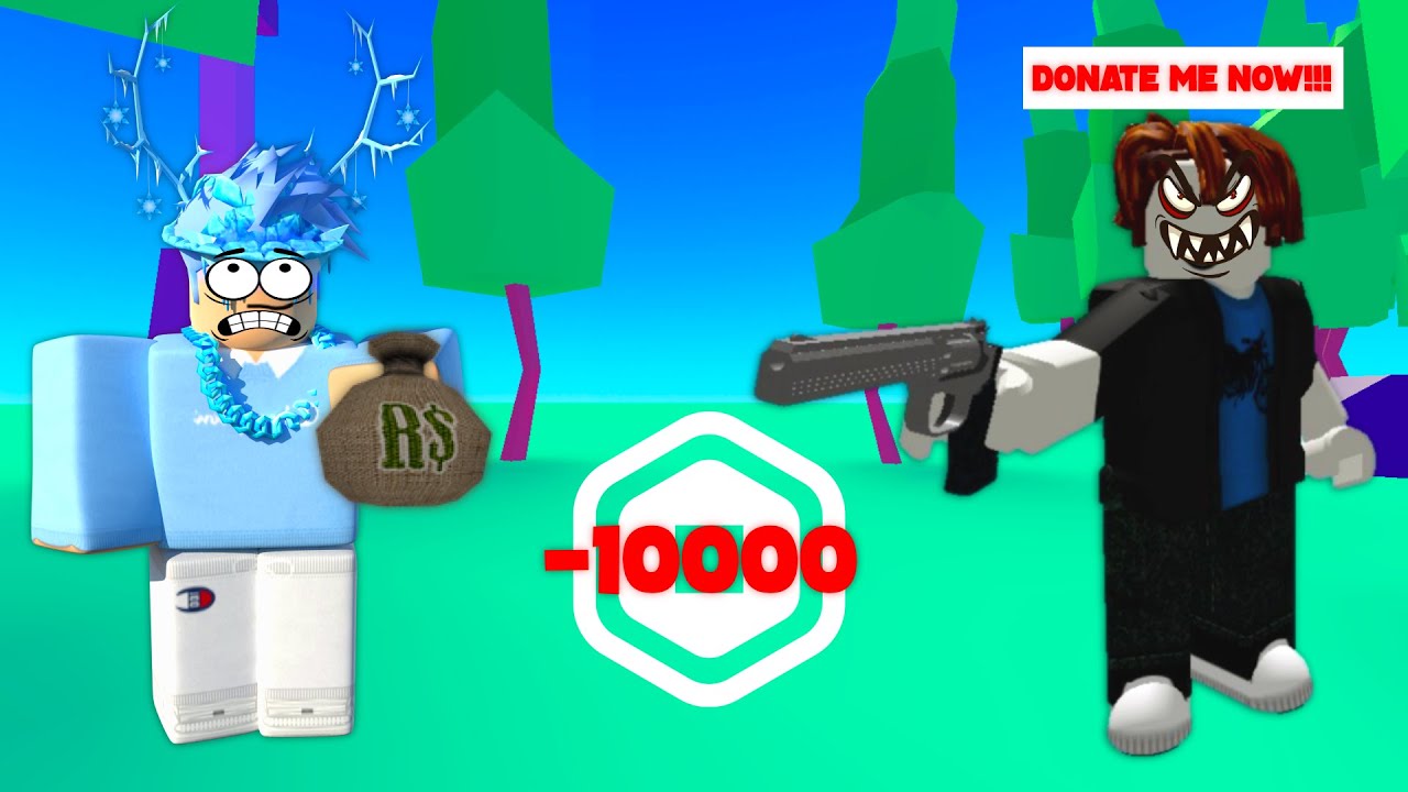 Roblox Pls Donate But If I See a Beggar, The Video Ends