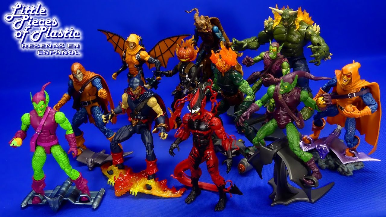 Goblin Collection / Colección Duendes Marvel Legends Spider-Man Classics Little Pieces Plastic
