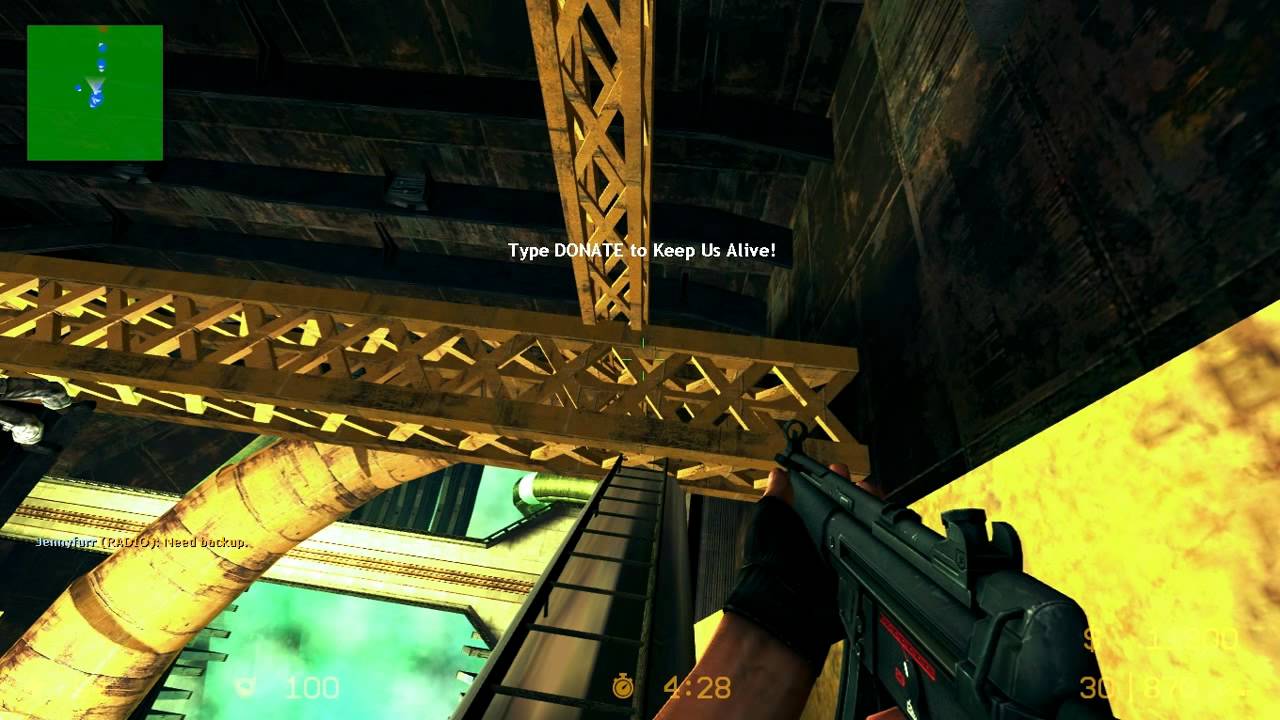 Counter-Strike: Source - Zombie Escape Part 1 - FFVII Mako Reactor
