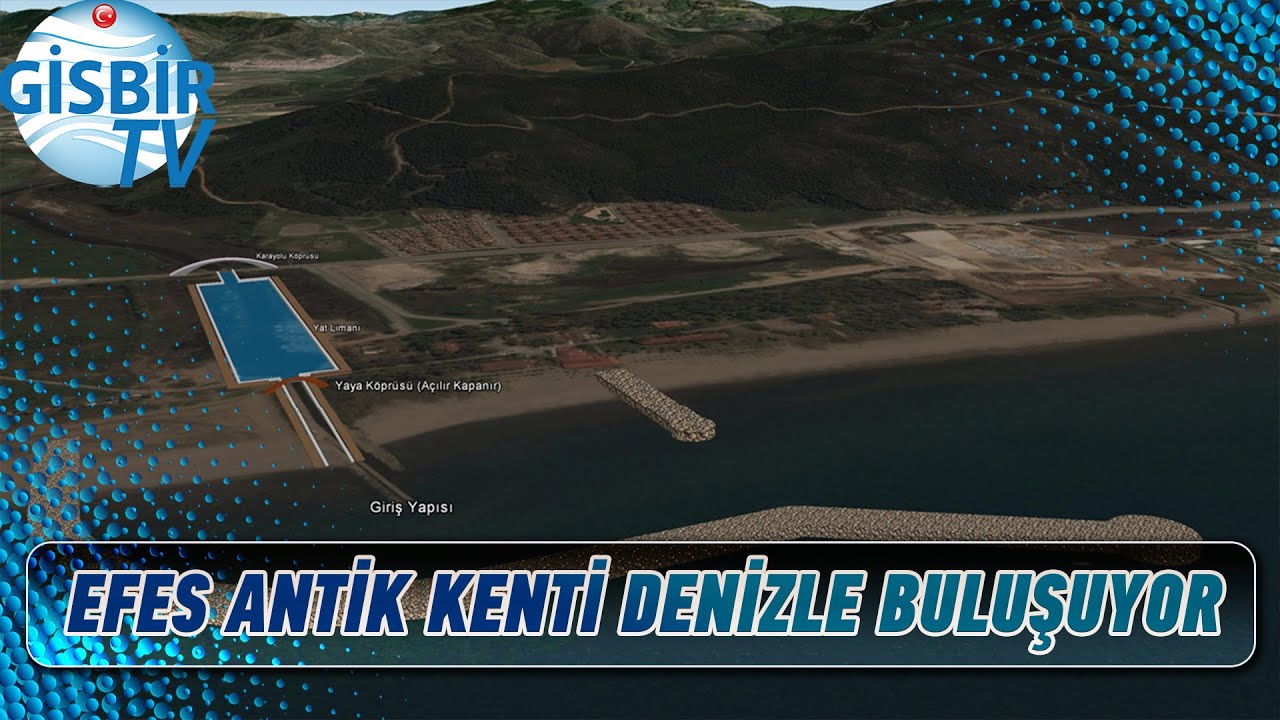 Antik Efes kenti yeniden denizle buluşuyor...