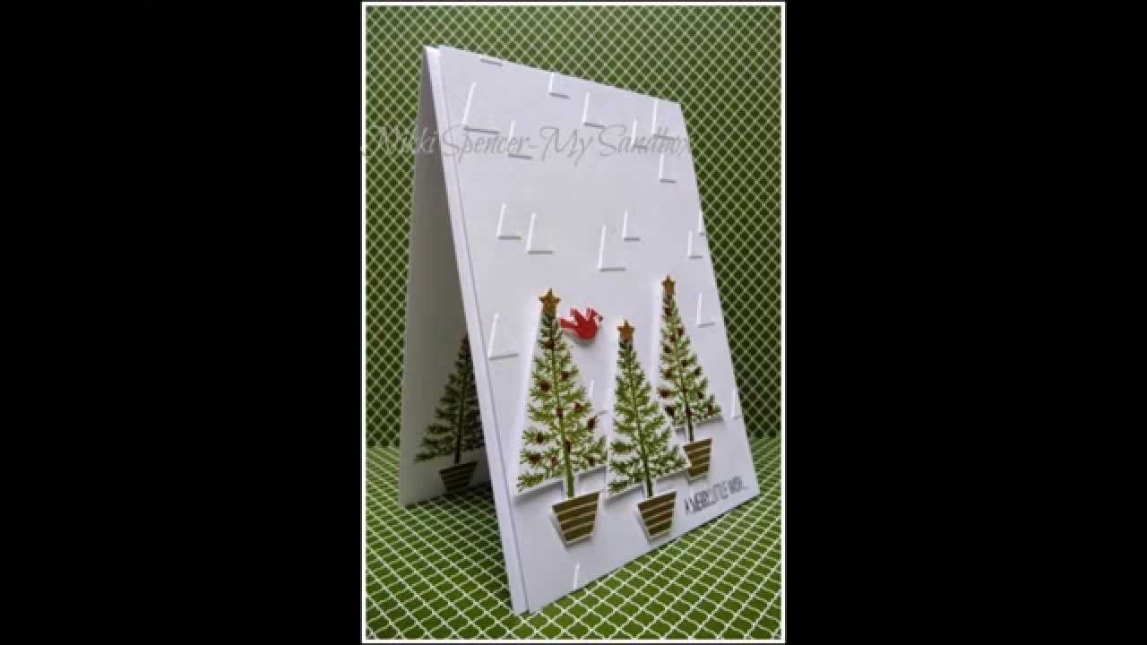 Festival of Trees by Stampin up 10 Quick & Easy Cards video#58