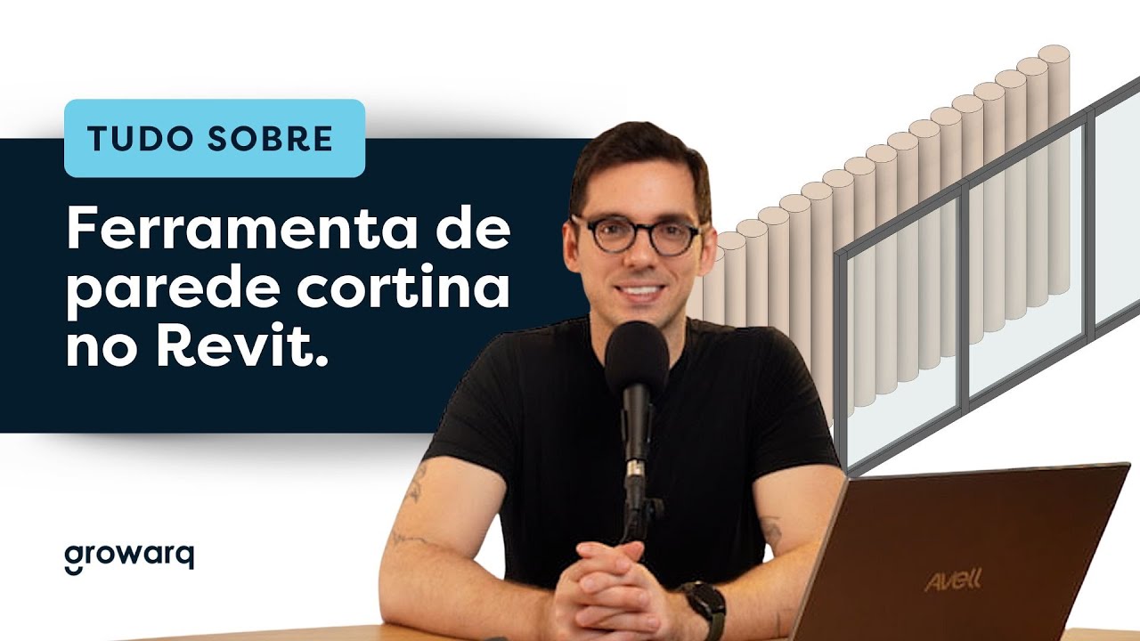 COMO DOMINAR A FERRAMENTA DE PAREDE CORTINA NO REVIT