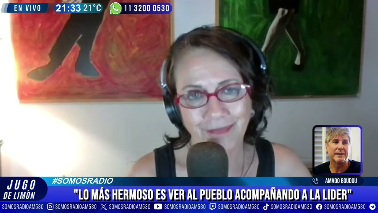 ENTREVISTA AMADO BOUDOU - JUGO DE LIMON - SOMOS RADIO