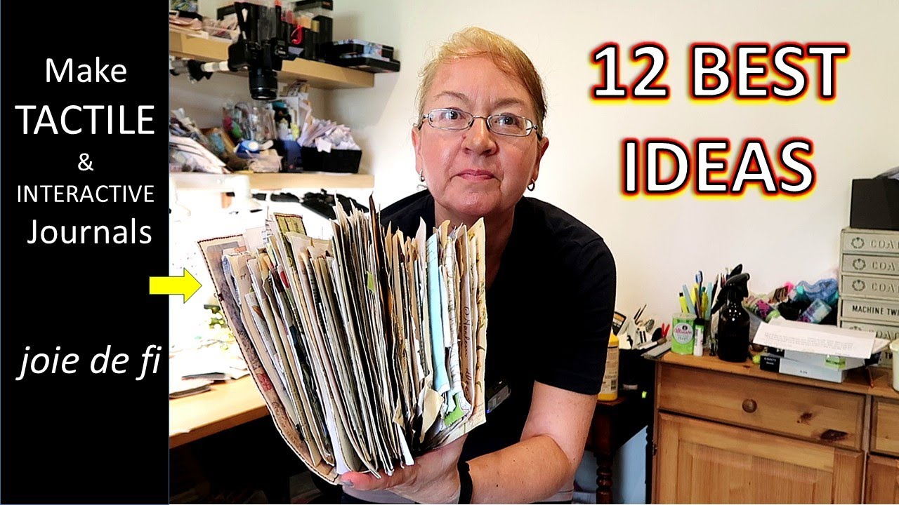 How I Make My Journal TACTILE and INTERACTIVE 😁 12 BEST IDEAS ❤️ Lots Of Examples