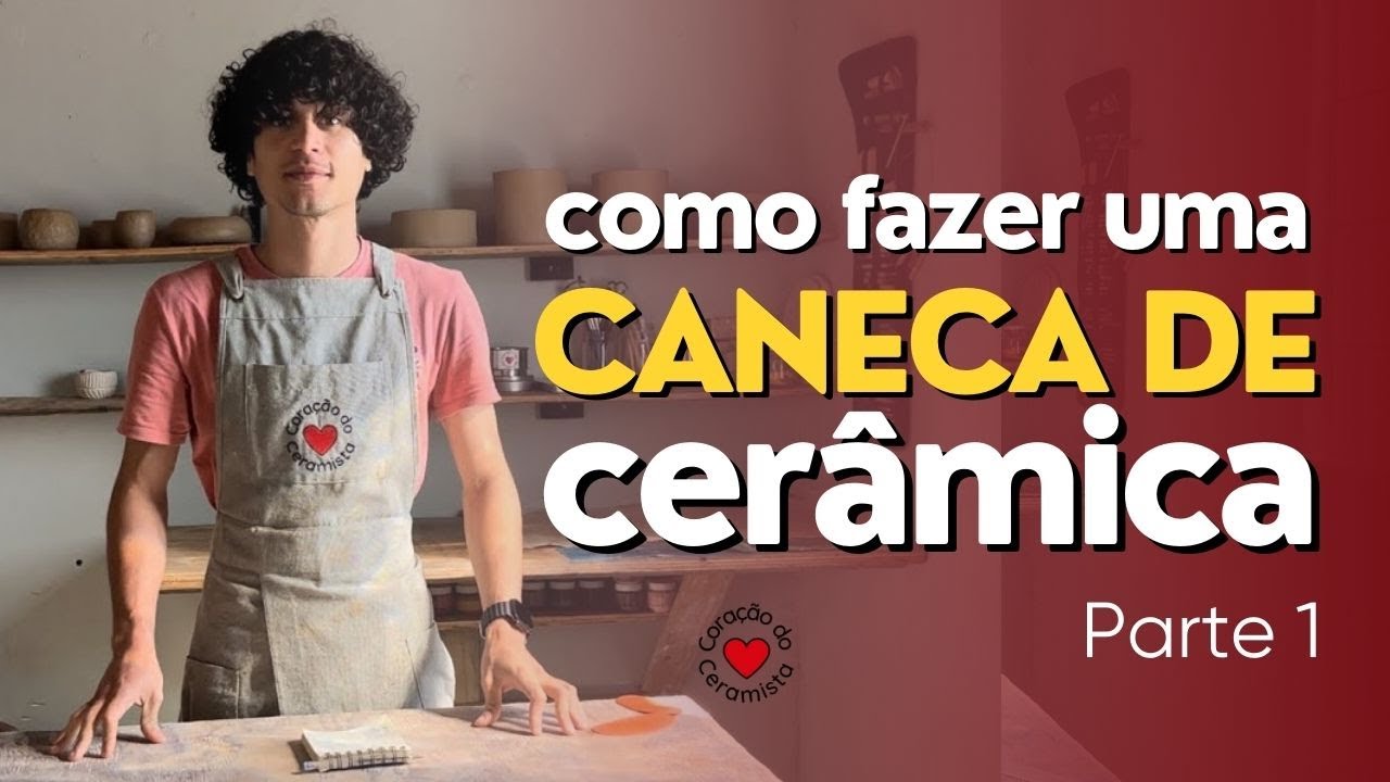 COMO FAZER UMA CANECA DE CERÂMICA? (técnica de placas) PARTE 1