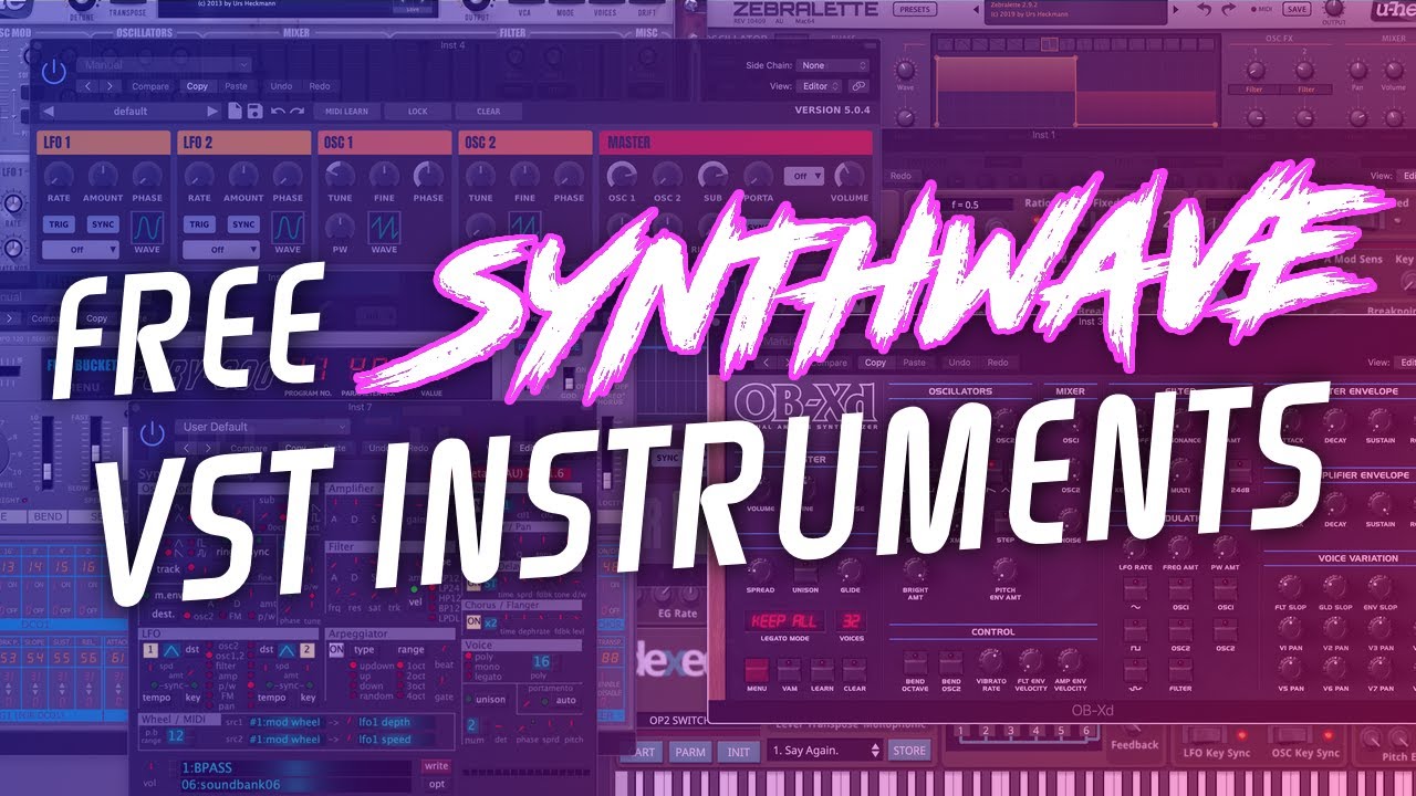 7 лучших БЕСПЛАТНЫХ VST-инструментов для Synthwave!