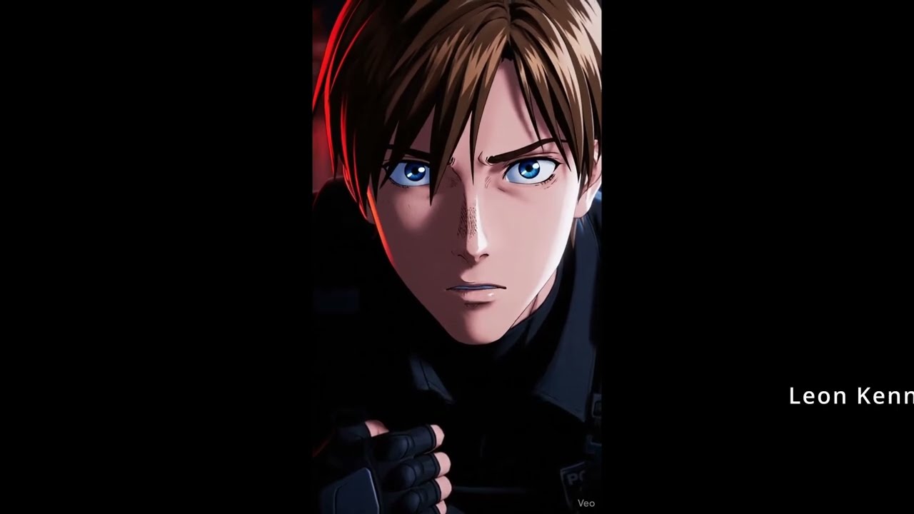 anime style resident evil 2 veo 3