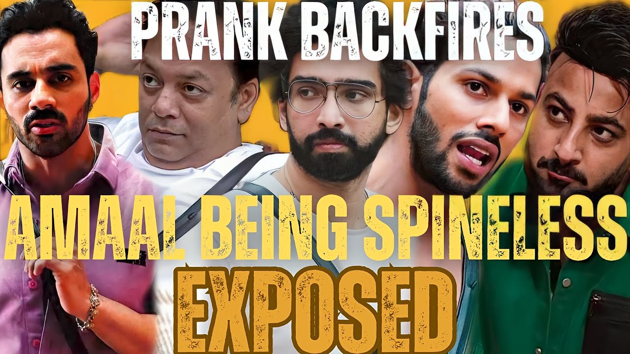 Bigg Boss 19: Amaal Shehbaz PRANK Backfires| Amaal coward | Discussion #biggboss19  #biggboss #bb19