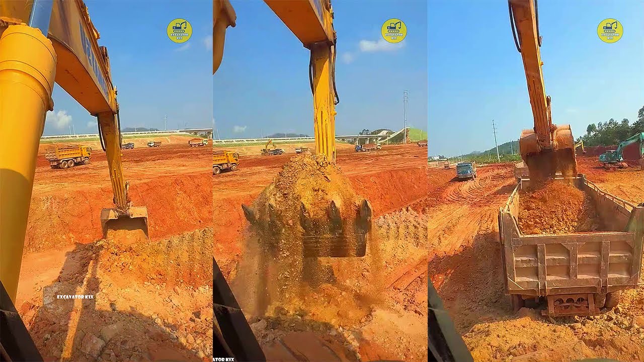 How To Excavators Load Soil Onto Trucks Professionally P1555