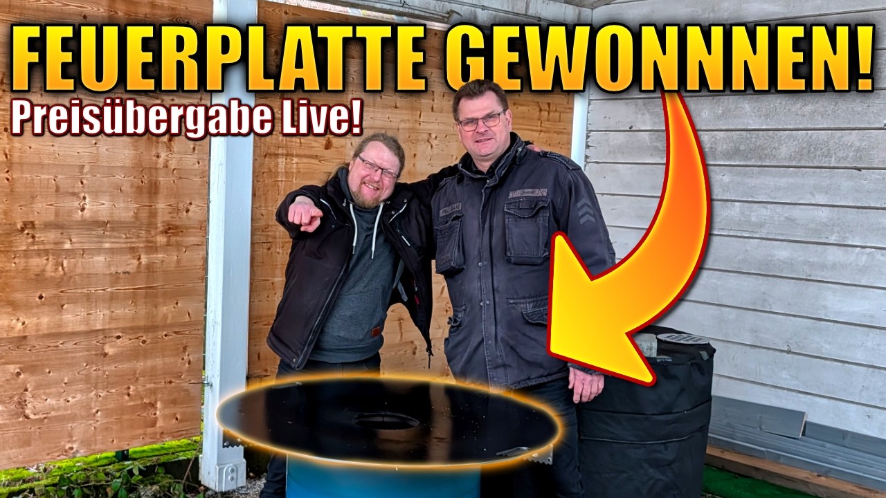 Fleischküchle & Bratkartoffeln | Der Gewinner der Feuerplatte 🎉