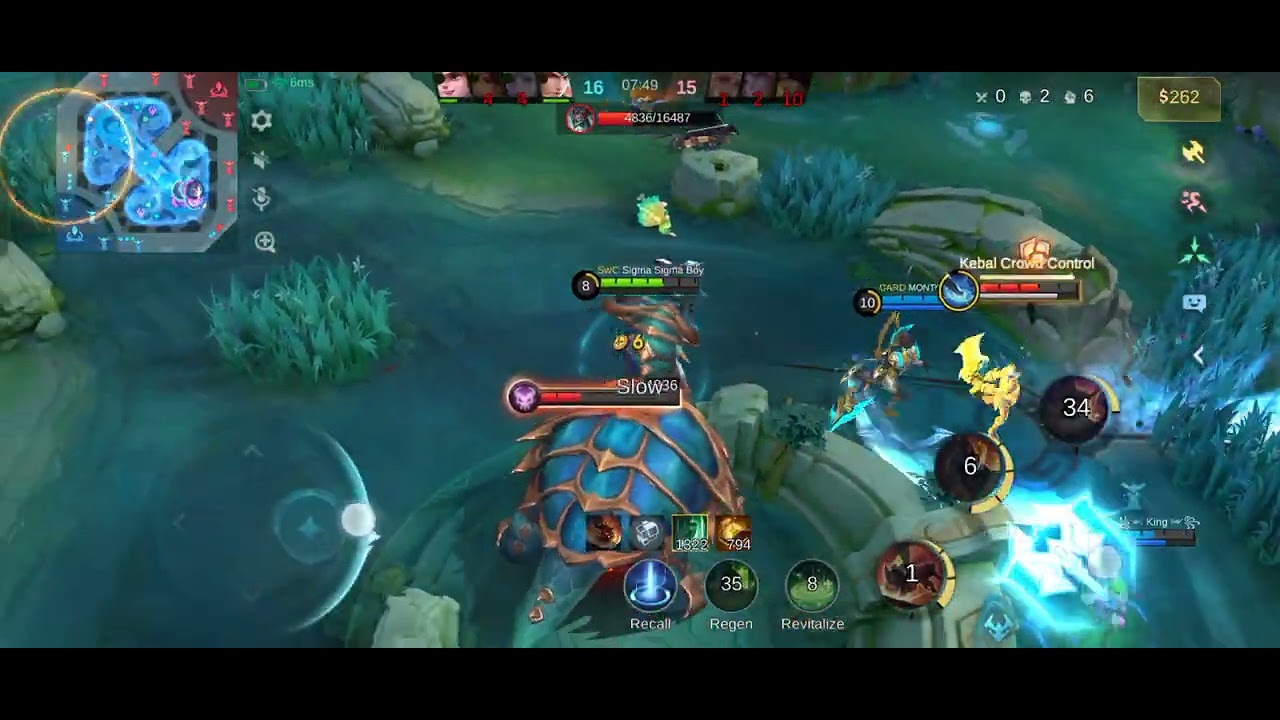 Mobile Legends Rank Roam Lane Tank Support Minotaur 1/7/18@inspekturrahasia 