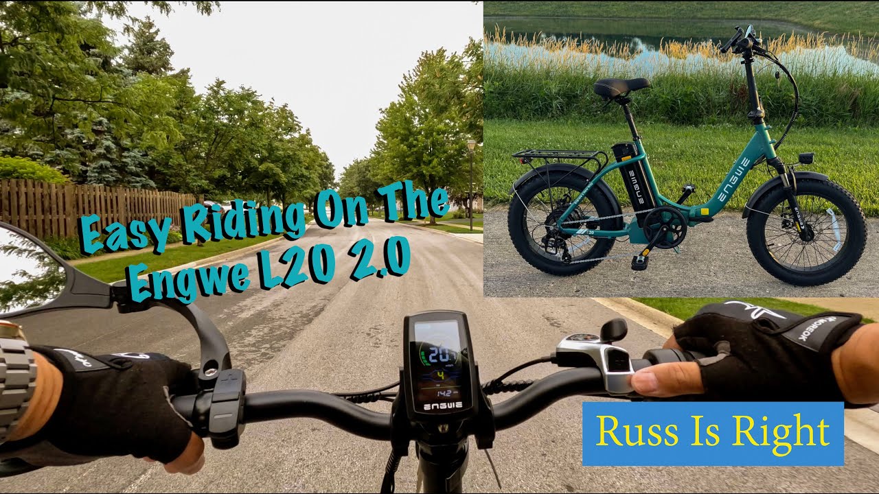 Riding The Engwe L20 2 0 After A Big Rain