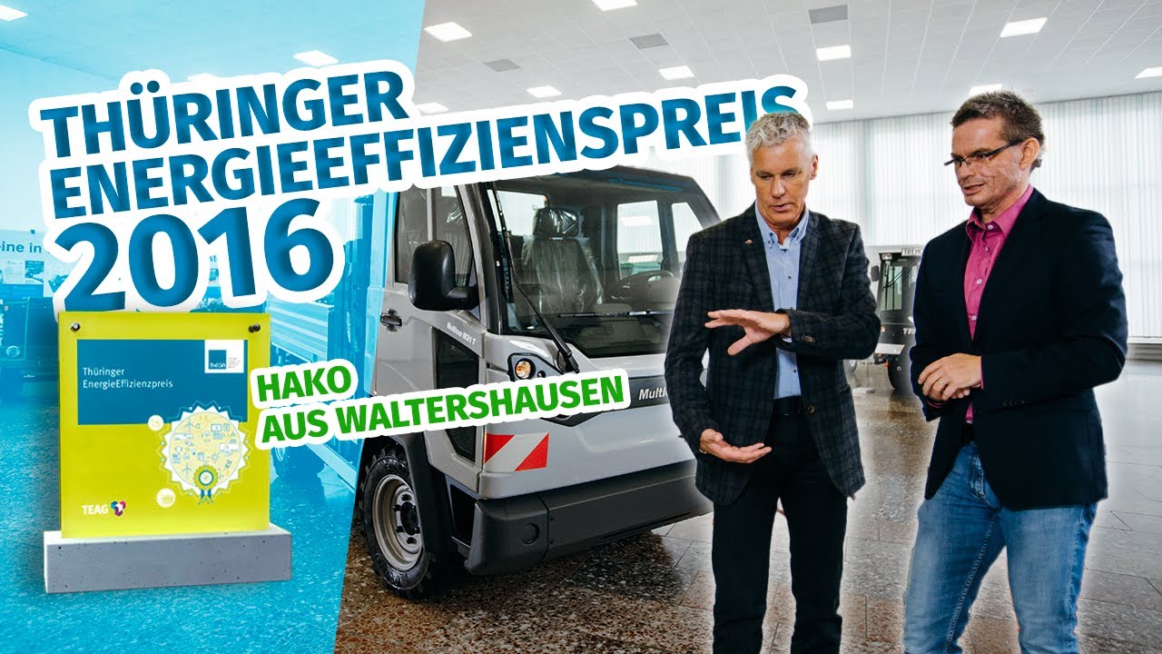 Hako GmbH: neuartiges Hybrid-Elektro-Fahrzeug | Thüringer EnergieEffizienzpreis 2016