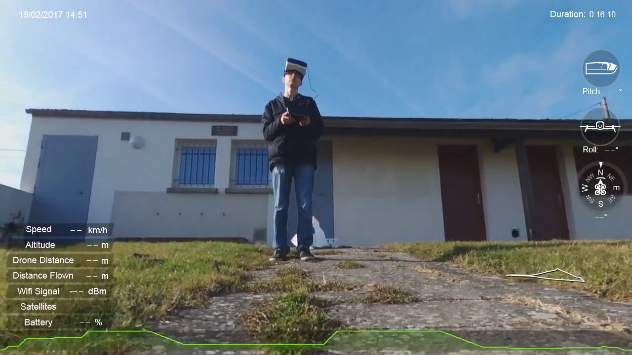 Bebop 2 / Range Test / 2,5 km / Skycontroller 2 - Over the clouds
