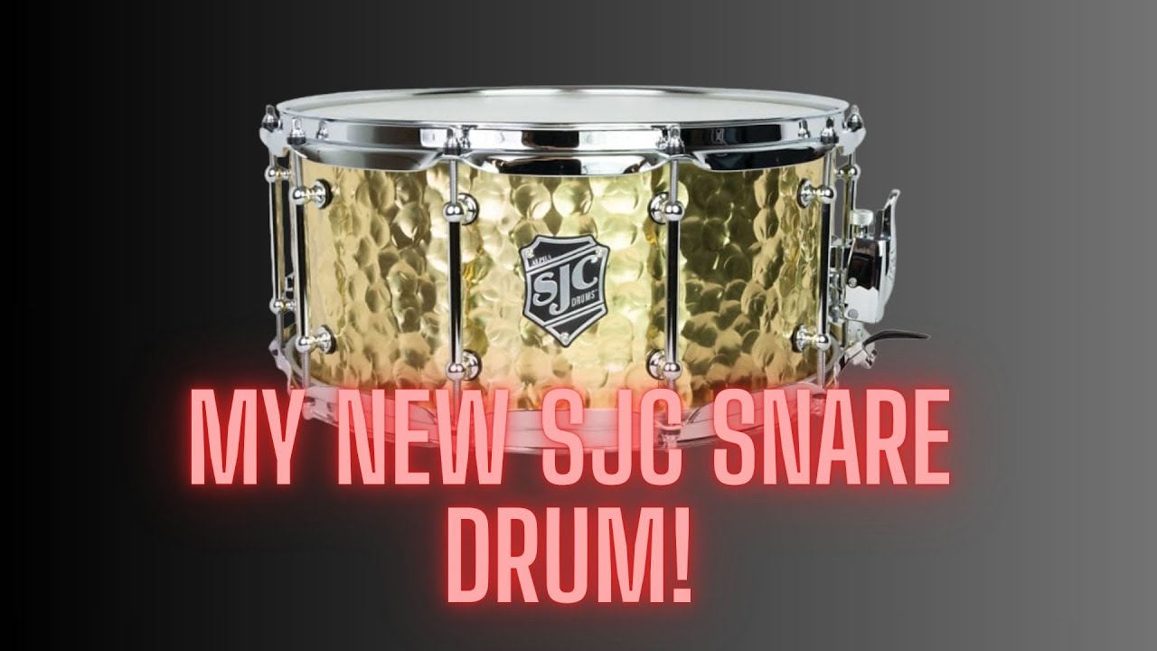 SJC Alpha brass snare unboxing!