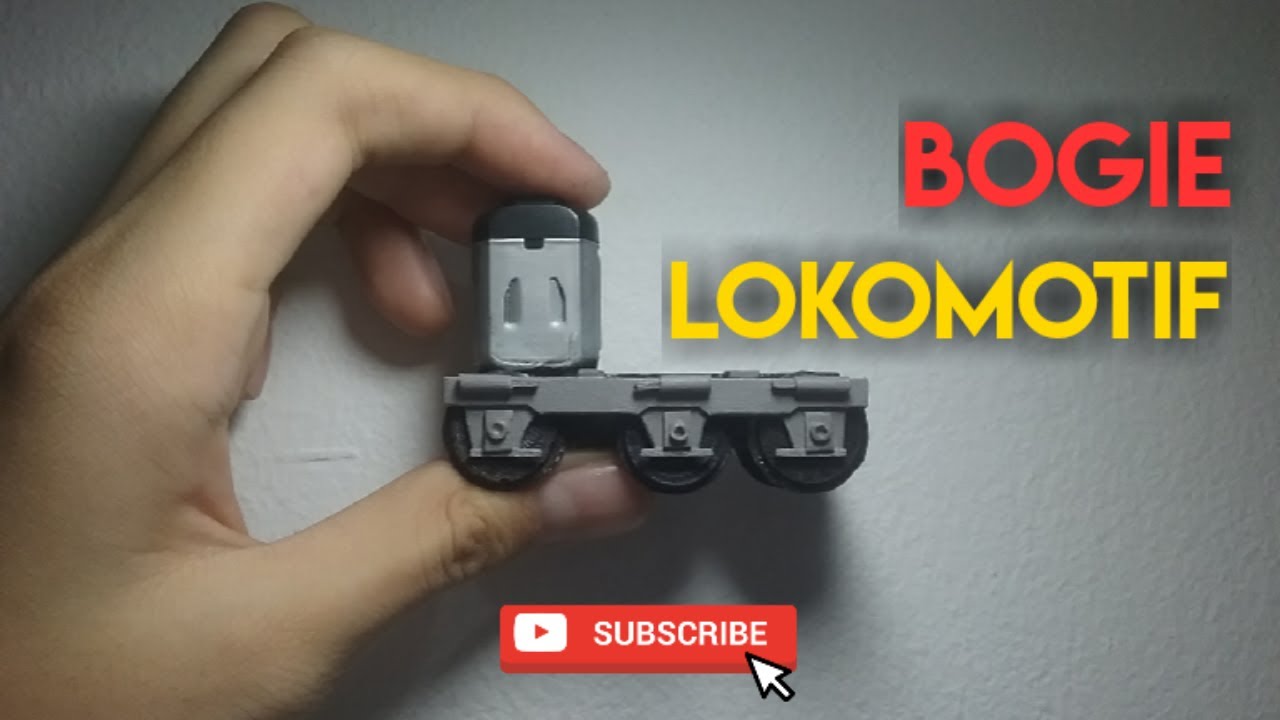 TUTORIAL MEMBUAT MINIATUR BOGIE LOKOMOTIF