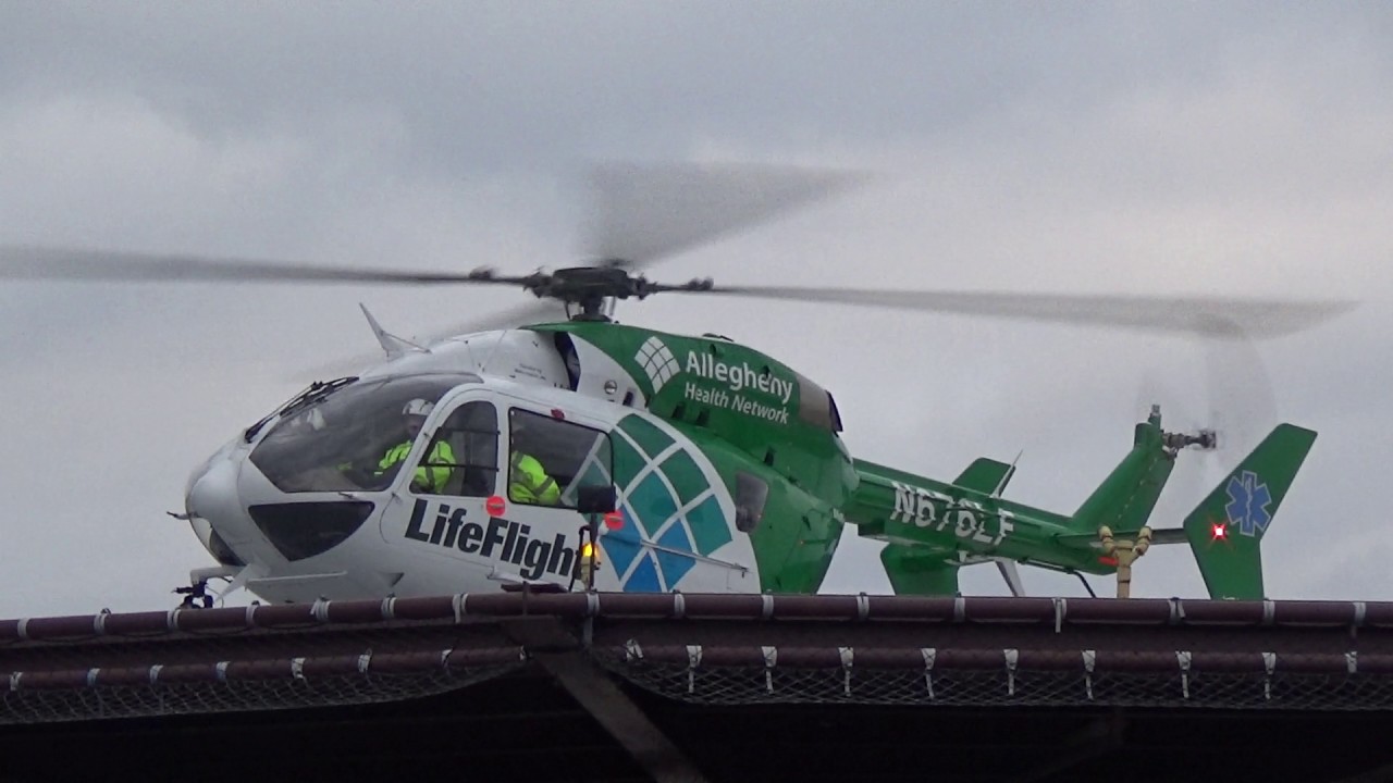 N676LF - Allegheny LifeFlight 4 Taking Off