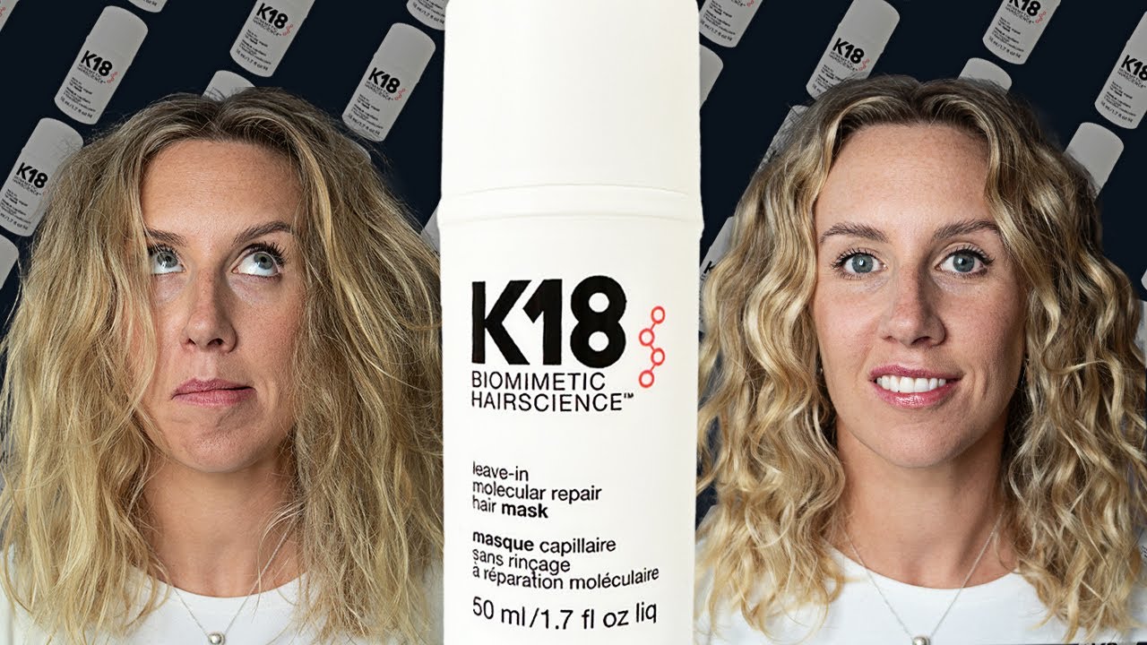 K18 Repair: AMAZING Before & After Results on WAVY Hair