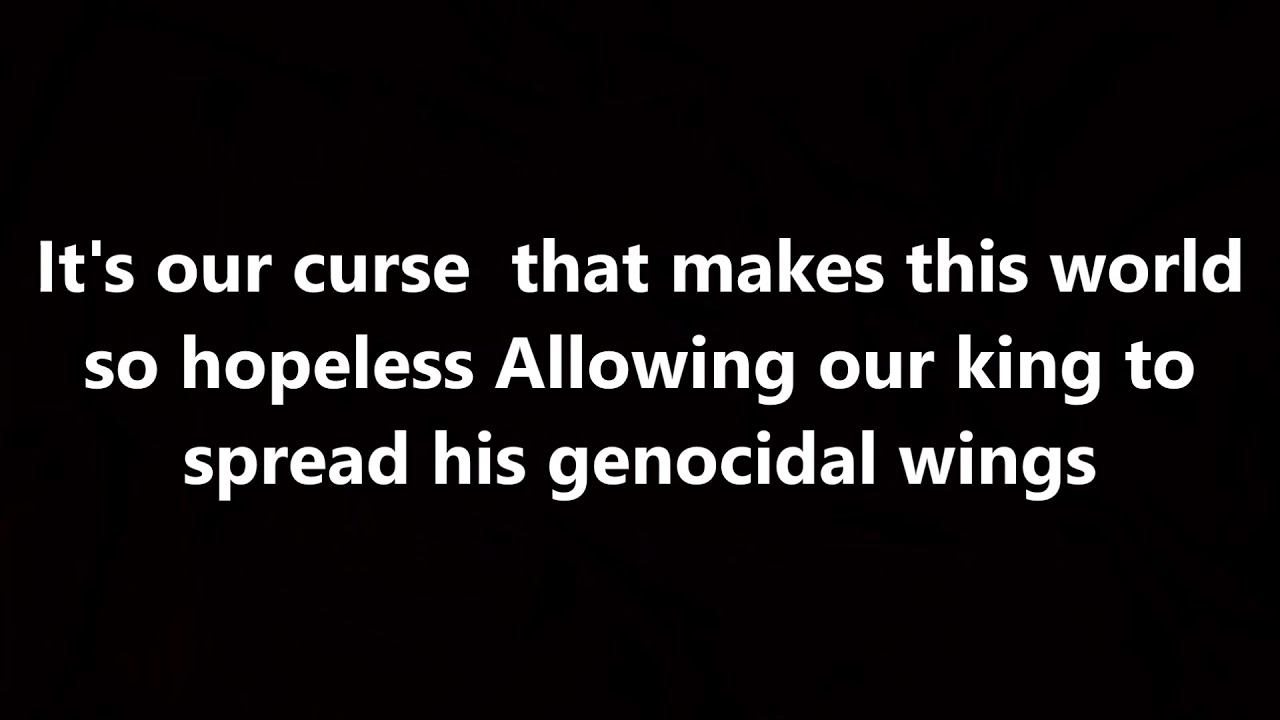 trivium - pull harder on the strings of your martyr (lyrics)