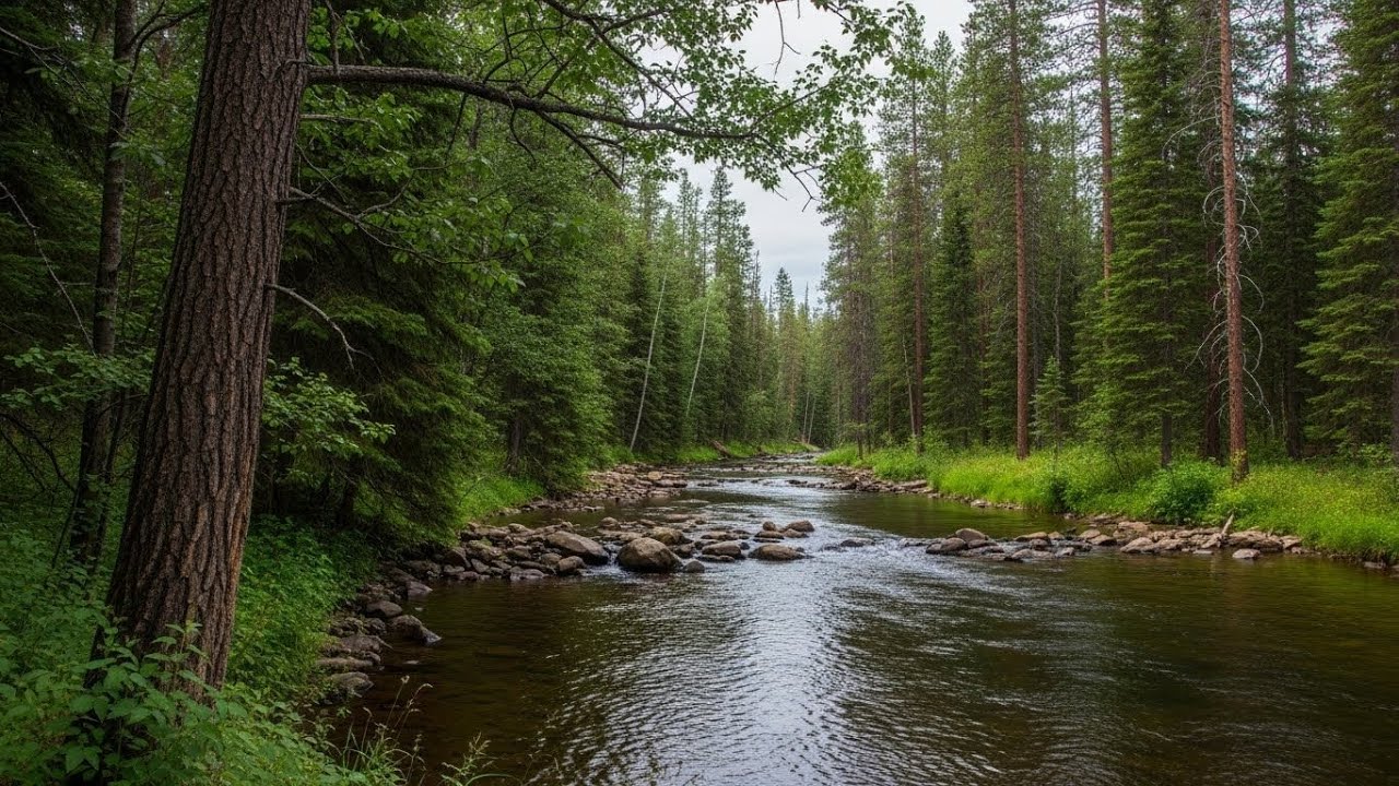 Serene River Water 🌿 Gentle Flowing Ambience for Sleep, Calm, and Meditation #275