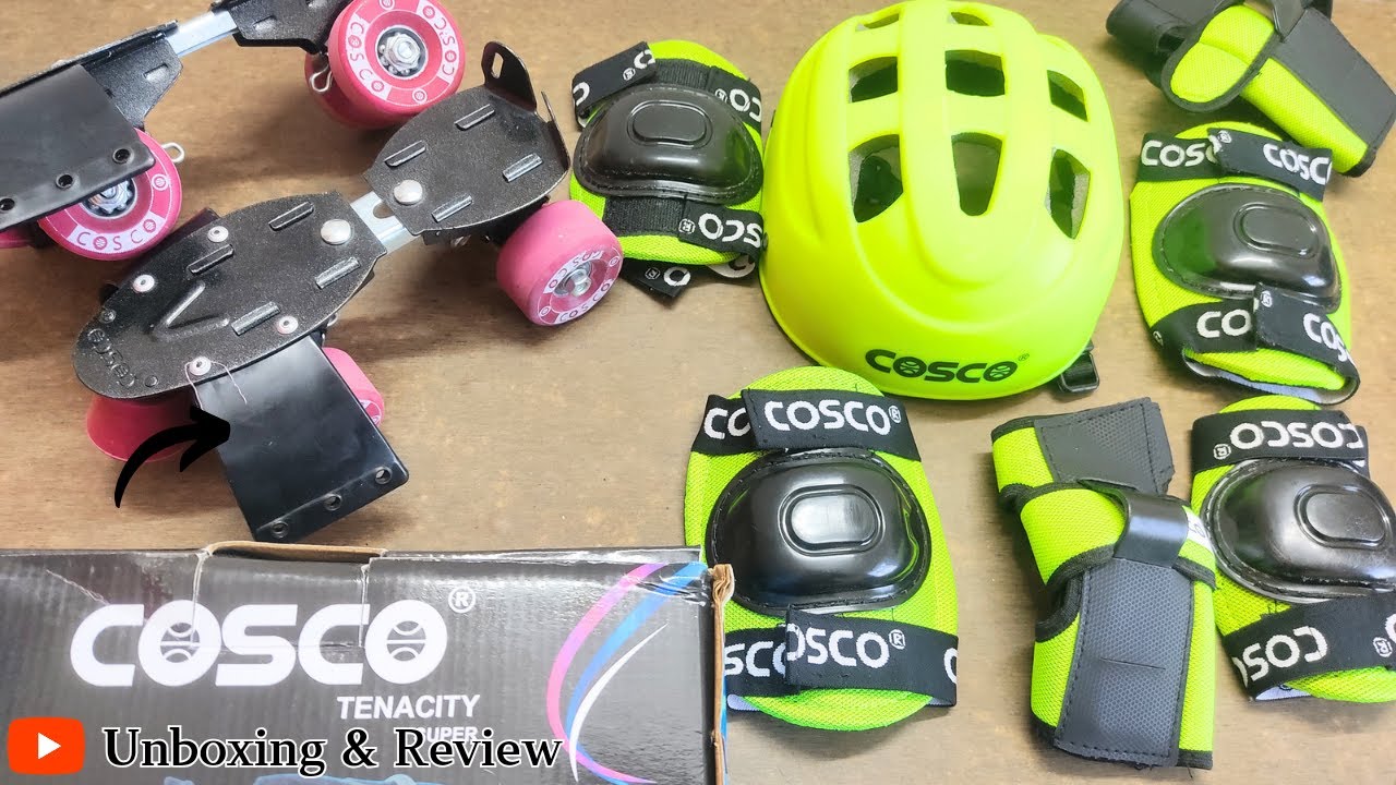 COSCO Tenacity Roller Skates | COSCO Protective Kit for Skating & Cycling | Unboxing & Review