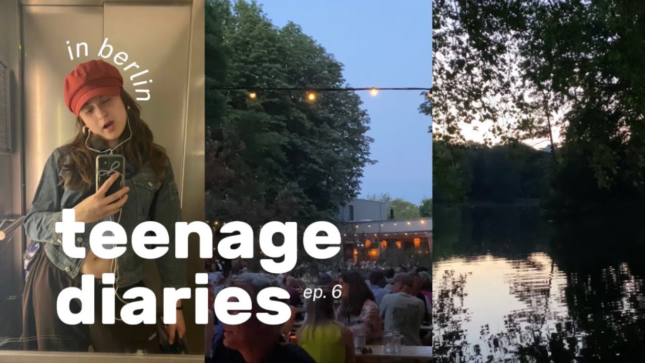 teenage diaries in berlin ep. 6 | summer evenings 🌇, eating out, lake 🌊, concert 🎻