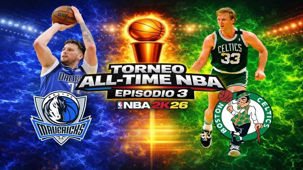 DALLAS vs BOSTON | TORNEO ALL-TIME NBA 2K | Episodio 3 #nba2k26 #nba #nba2k