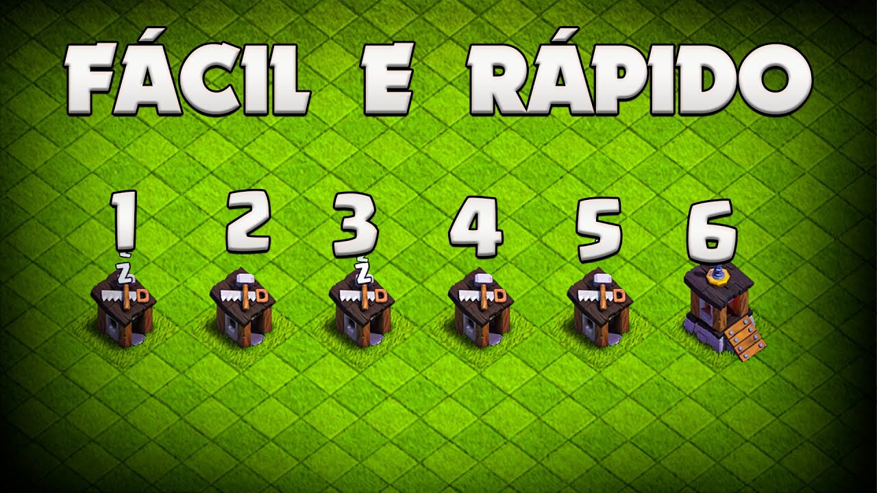 Como pegar o SEXTO CONSTRUTOR (ATUALIZADO 2025) Clash Of Clans!