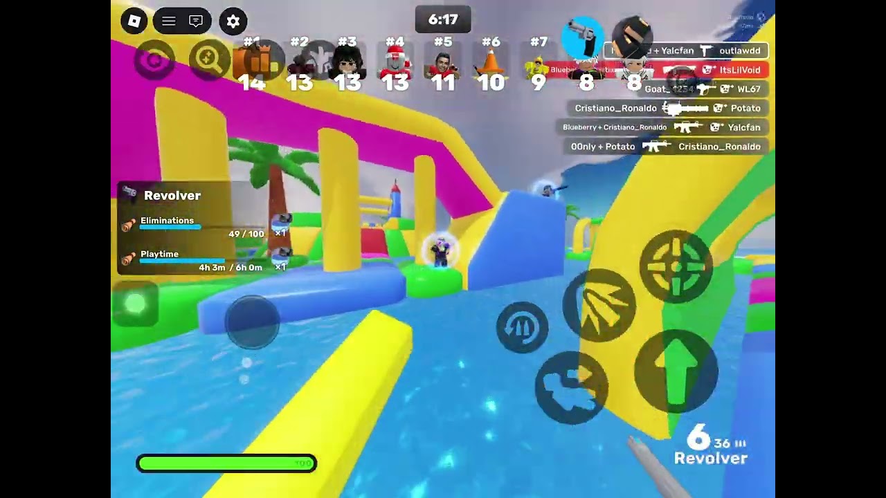 Roblox Rivals gun game 